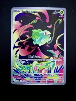 Pokemon TCG Bulbasaur (133/132) Mega Evolution Illustration Rare NM-MT - Image 1