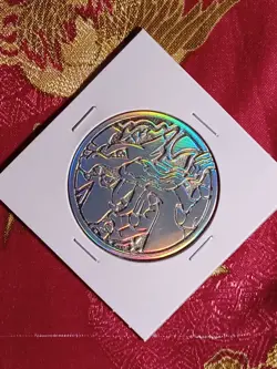 Promo Charizard Metalic Coin from Pokemon TCG Charizard UPC Box - Never Used - Image 1