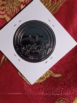 Promo Charizard Metalic Coin from Pokemon TCG Charizard UPC Box - Never Used - Image 2