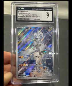 2025 Pokemon N's Reshiram Illustration, English, Journey Together - CGC Mint 9 - Image 1