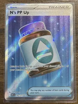 N's PP Up #262/217 Full Art Ultra Rare Pokemon Ascended Heroes ENGLISH NM-MINT+ - Image 1