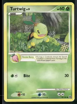 2008 Pokemon Countdown Calendar Promos Turtwig 78/100 - Image 1