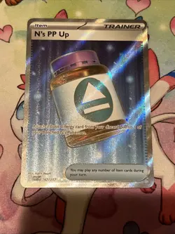 N's PP Up 262/217 Full Art Ultra Rare Pokemon Ascended Heroes ENGLISH NM - Image 1