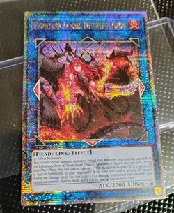 Yugioh Promethean Princess, Bestower of Flames PHNI-EN052 Quarter Century 1st NM - Image 1
