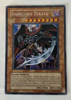 Darklord Zerato - PTDN-EN081 - Secret Rare - Unlimited Edition VLP - Image 1