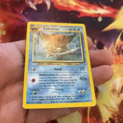 Neo Discovery #25/75 Kabutops (25) Non Holo Vintage Old School Fire Pokemon TCG - Image 2