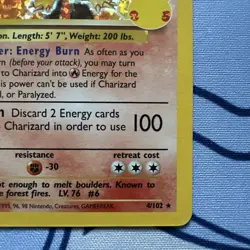LP! Charizard (4/102) Celebrations 25th Anniversary Holo Pokemon Card! - Image 4