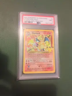 Pokemon Card PSA 9 Charizard 4/102 Celebrations Base Set Classic Holo - Image 1