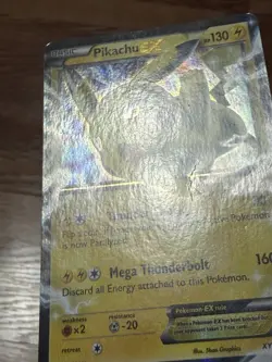 Pikachu EX Pokemon Card Holo Ultra Rare XY174 Black Star Promo - PL - Image 2