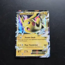 Pokemon Card - Pikachu EX XY174 Black Star Promo 2016 Holo - Image 1