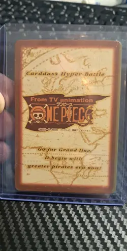 1999 BANDAI One Piece Hyper Battle FIRST STAGE SHANKS HOLO FOIL C14 TRUE RC - Image 2