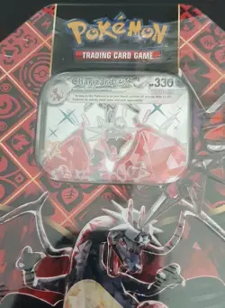 Pokemon Paldean Fates Shinny Charizard Ex Promo Tin-factory Sealed - Image 2