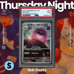 2024 POKEMON SV SHROUDED FABLE - SFA EN #079/064 BEWEAR ILLUSTRATION RARE PSA 9 - Image 1
