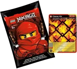 Lego Ninjago Masters of Spinjitsu 2855165 Special Edition Card *6 Flame Pit New - Image 4