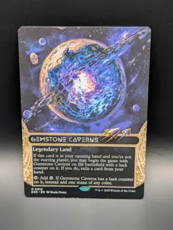 MTG - Gemstone Caverns (Borderless) - Legendary Land - EOS 16 - Mythic - NM - Image 1