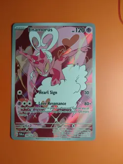 Pokemon TCG Twilight Masquerade Illustration Rare Enamorus Card 2024 180/167 - Image 1
