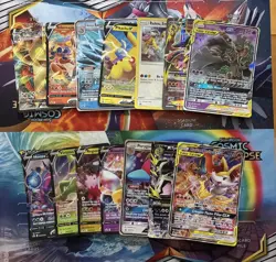 Pokemon Card Lot Full Art Alt Art Jumbo Lucario Tyranitar Tag Team Charizard - Image 1