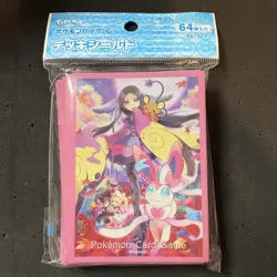 Pokemon Center Japan TCG Trainer Valerie & Sylveon Card Sleeves 64 pcs *Sealed* - Image 1