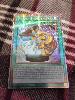Yugioh Pot Of Prosperity RA01-EN066 Quarter Century Secret Rare Card! - Image 1