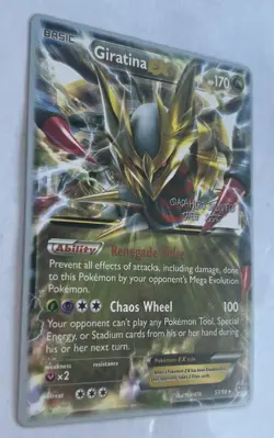 Giratina EX 57/98 - 2016 (Shunto Sadahiro) World Championship Deck Pokemon Card - Image 3