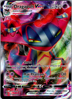 Dragapult VMAX - 093/192 - Pokemon Rebel Clash Sword & Shield Ultra Rare Card NM - Image 1