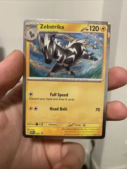 Zebstrika - 201 (Cosmos Holo) 201 Sv: Scarlet & Violet Promo Cards Holo - Image 1