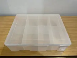 Trading Card Box Case Sports Storage Organiser Collector Plastic 8 Compartments - Image 3
