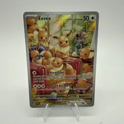 Pokemon TCG Eevee Card Twilight Masquerade IR 188/167 Near Mint Condition - Image 1
