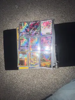 Full pokemon binder collection filled with 450 cards - Image 1