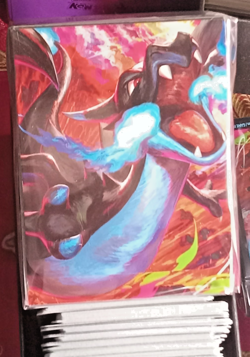 ETB Box w/ 100 Assorted Pokemon Cards Charizard Deck Box Charizard Card Sleeves+ - Image 3