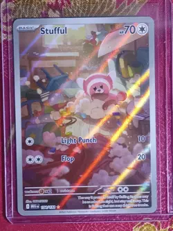 Secret Illustration Rare Stufful #154/132 MEga Evolutions Pokemon tcg Card holo - Image 1