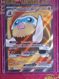 Secret Illustration Rare Mamoswine EX 174/159 Journey Together Pokemon tcg Card - Image 1