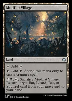 x1 Mudflat Village - Bloomburrow - NM - MTG - Image 1