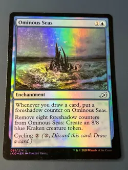 1x FOIL OMINOUS SEAS- IKORIA - MTG - Magic the Gathering - Image 1