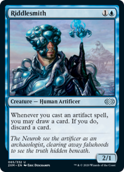 Riddlesmith FOIL Double Masters NM Blue Uncommon MAGIC GATHERING CARD ABUGames - Image 1