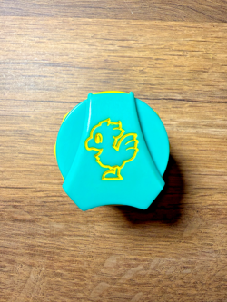 Magic MTG Final Fantasy Chocobo Yellow Click Wheel Life Counter Spinner Bundle - Image 2