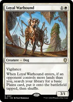 Loyal Warhound [Bloomburrow Commander] - Image 1