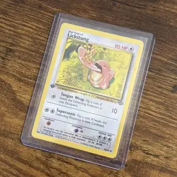 1st Edition Lickitung Pokemon TCG Jungle Set # 38/64 - Image 3
