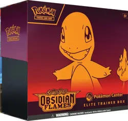 2023 Pokemon Obsidian Flames Pokemon Center Factory Sealed ETB Elite Trainer Box - Image 1
