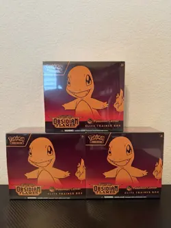 2023 Pokemon Obsidian Flames Pokemon Center Factory Sealed ETB Elite Trainer Box - Image 2