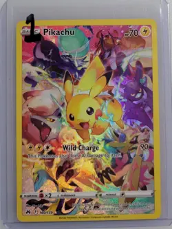 Pikachu (Secret) 160/159 Pokemon Crown Zenith Holo NM (1 of 7) - Image 3