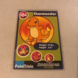 1999 Pokemon Burger King Perforated Charmander #04 - Image 1