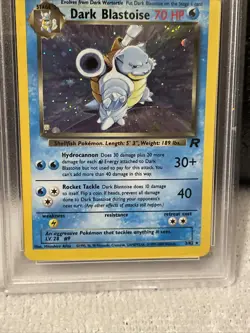 2000 POKEMON ROCKET #3 DARK BLASTOISE-HOLO PSA 6 EX-MT EXTREMELY NICE - Image 5