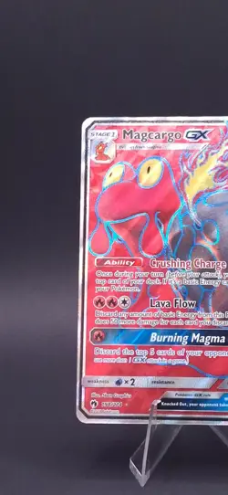 Magcargo GX FULL ART 198/214 - Lost Thunder - Ultra Rare Pokemon TCG - NM/Mint - Image 3