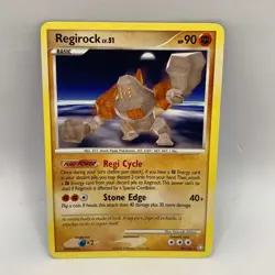 Pokemon TCG - Regirock 38/146 Non-Holo Rare - D&P Legends Awakened - NM - Image 1