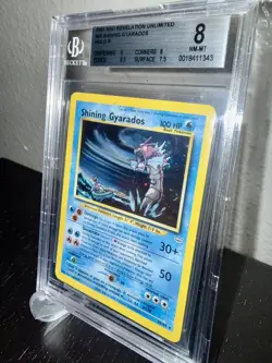 Pokemon Shining Gyarados Neo Revelation Unlimited Holo #65/64 BGS 8 - Image 4