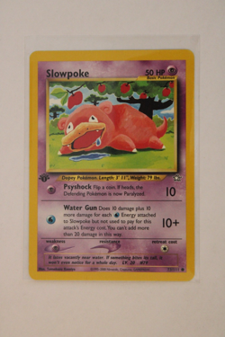 Pokemon TCG Slowpoke 73/111 Neo Genesis Regular Vintage First Addition - Image 1