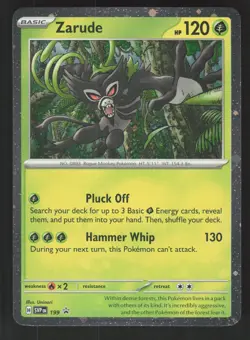 Zarude SVP 199 Cosmos Holo Pokemon TCG Scarlet & Violet Promo NM - Image 1