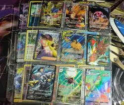 ⭐Modern Pokemon Collection Lot Binder Riachu + N's Plan.NM-LP+.🔥Crispy!🤌#2 - Image 1
