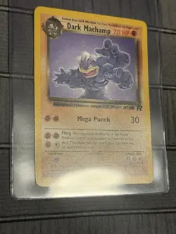Pokemon WOTC 1st Edition Base Set Holo 1999 WOTC Machamp PSA 7 - Image 4